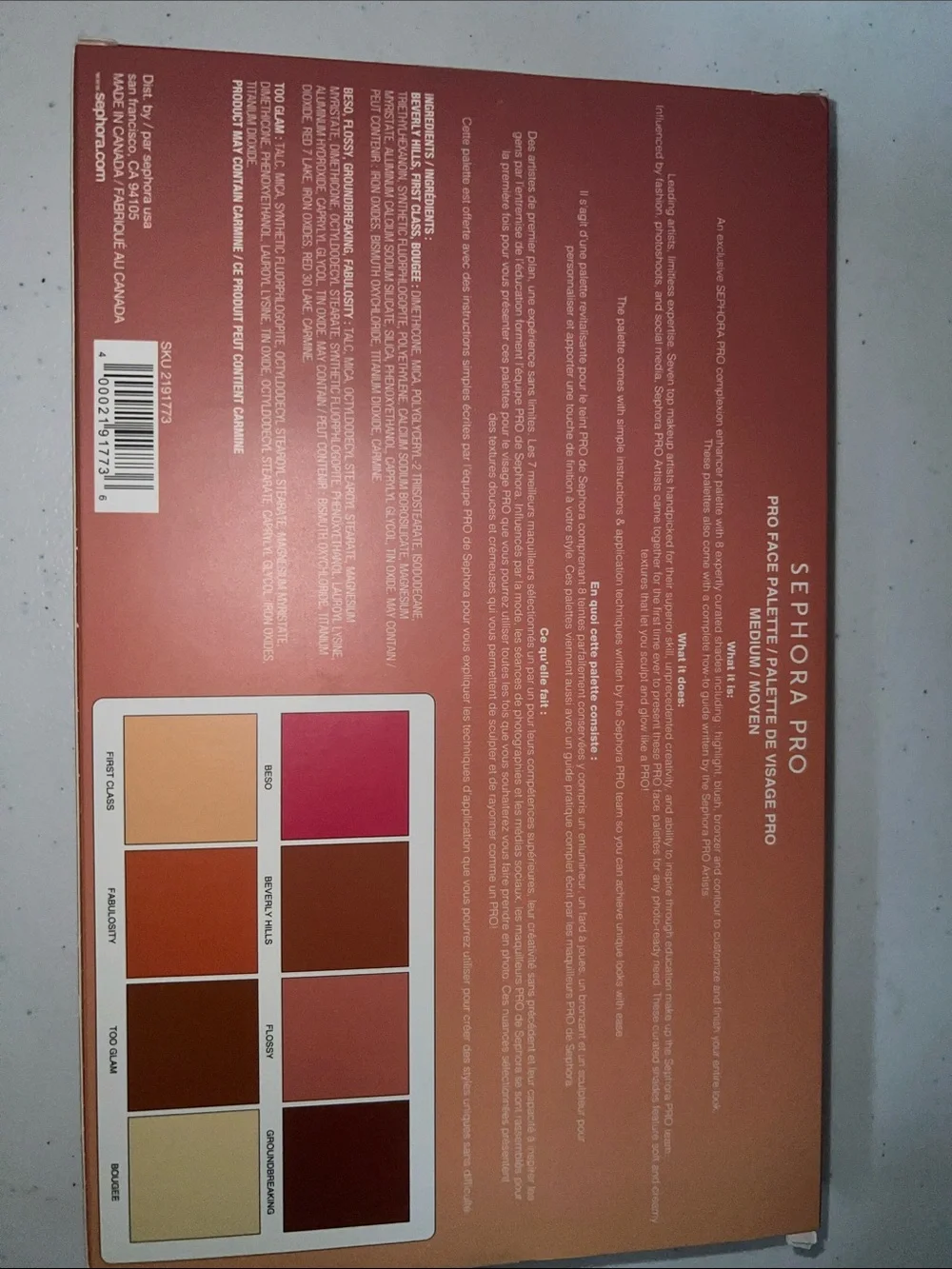 Sephora Pro Face Palette-Medium
